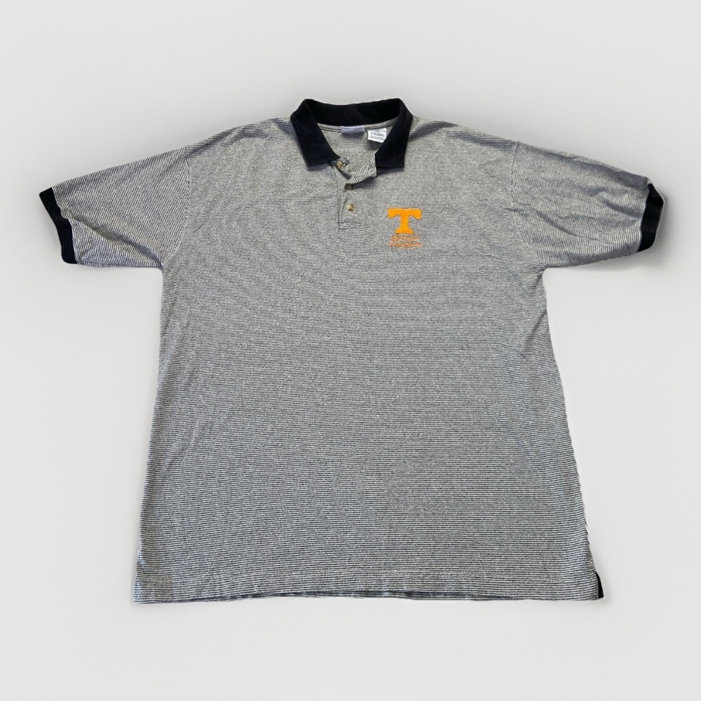 Vintage Tennessee Volunteers Polo Shirt Mens XL Vol Preppy Frat 90s Cotton